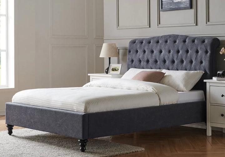 Limelight Rosa Bed Frame Super King Dark Grey