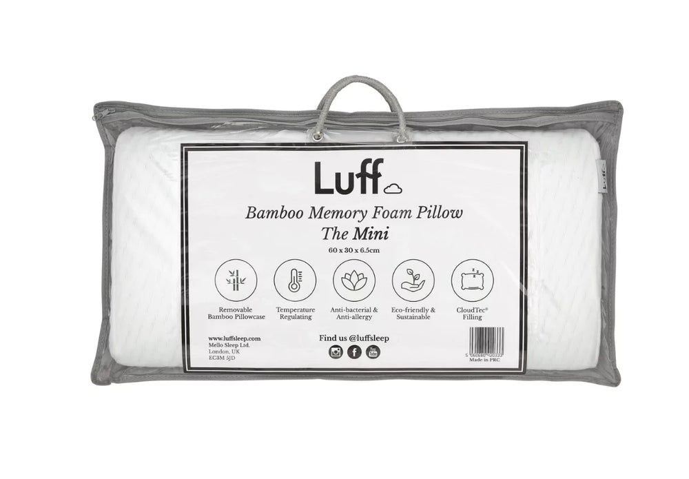 Luff Bamboo Memory Foam Pillow - The Mini