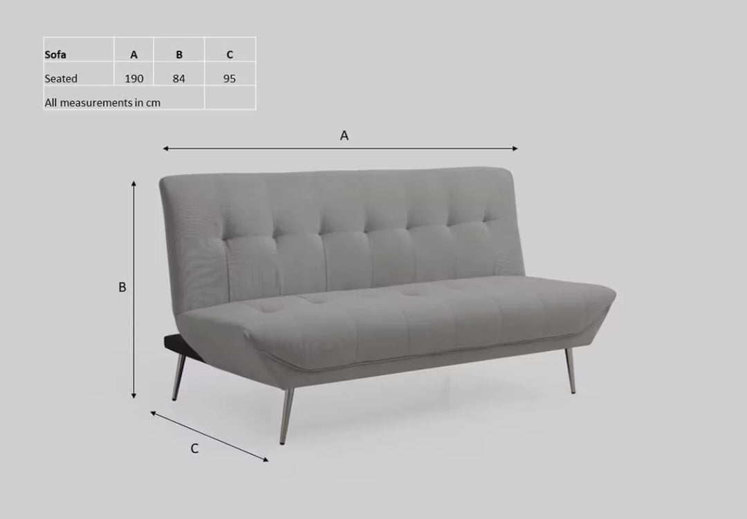 Limelight Astrid Fabric Sofa Bed
