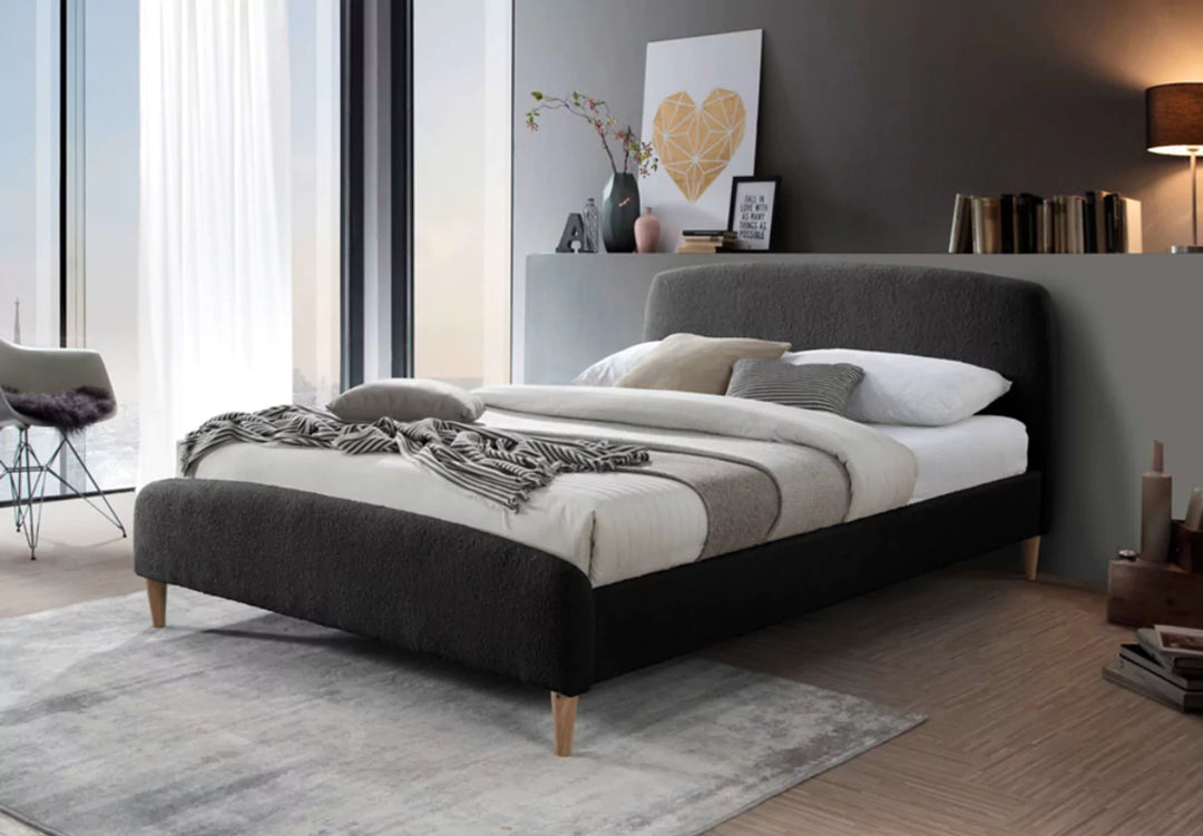 Birlea Otley Fabric Bed Frame Charcoal