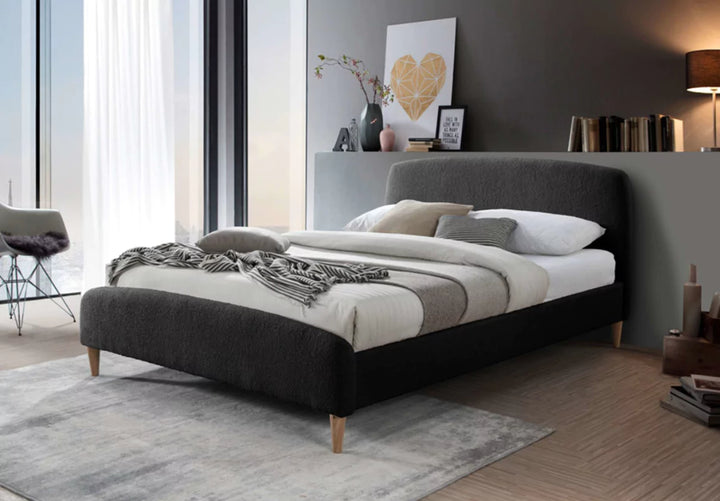 Birlea Otley Fabric Bed Frame Charcoal
