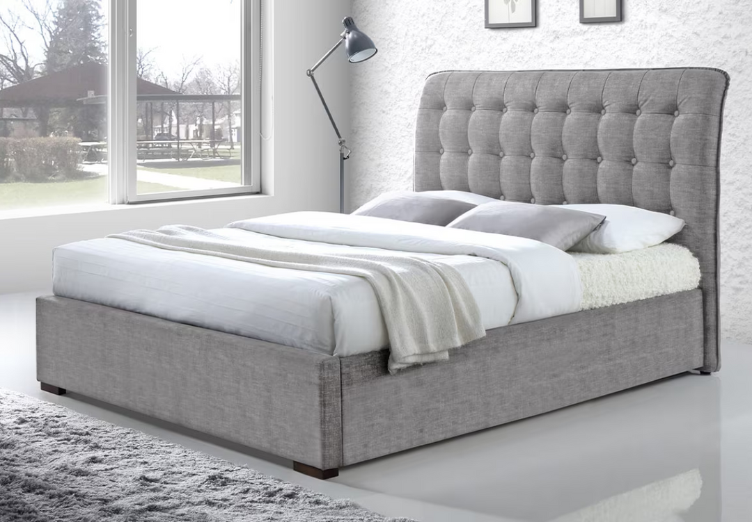 Time Living Hamilton Bed Frame Light Grey