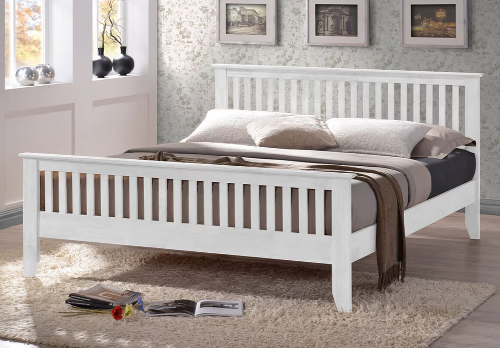 Time Living Turin Bed Frame White