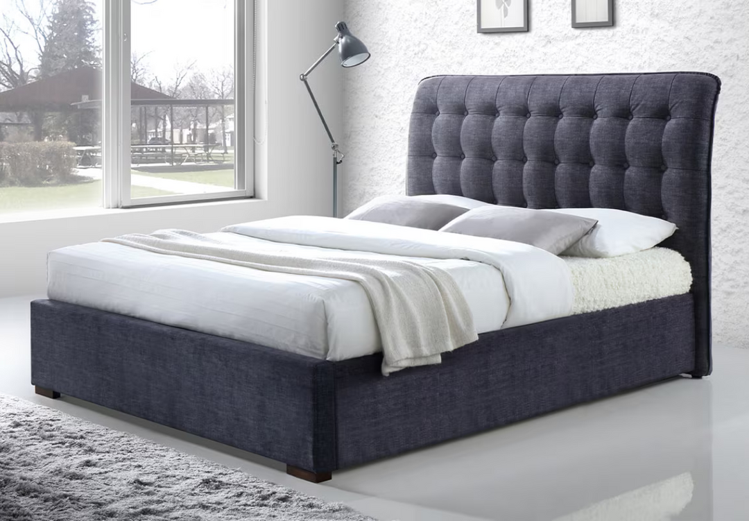 Time Living Hamilton Bed Frame Dark Grey