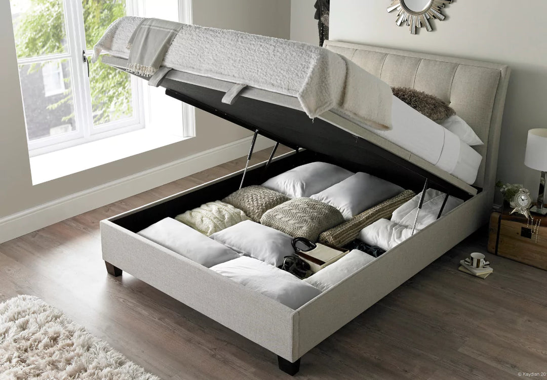 Kaydian Accent Ottoman Bed Frame Pendle Oatmeal