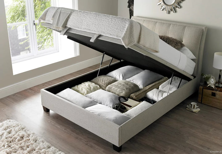 Kaydian Accent Ottoman Bed Frame Pendle Oatmeal