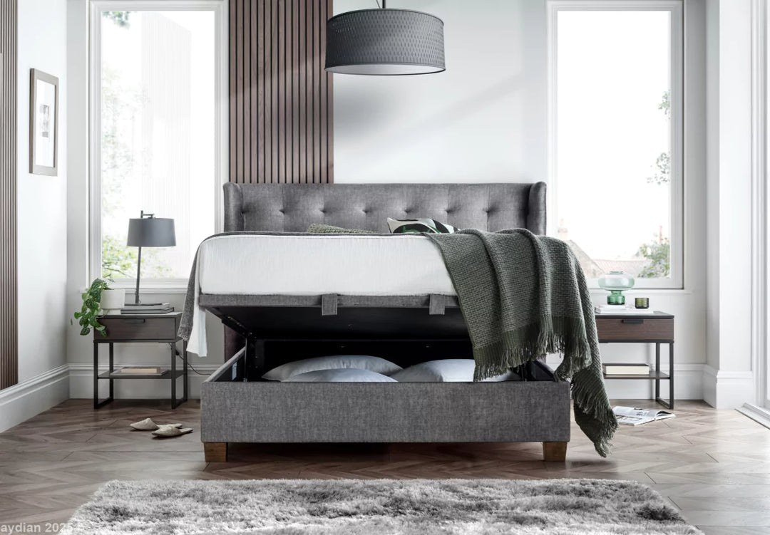Kaydian Brunton Ottoman Bed Frame Vogue Grey