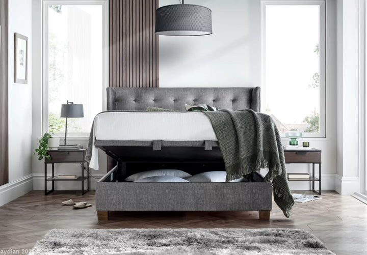 Kaydian Brunton Ottoman Bed Frame Vogue Grey