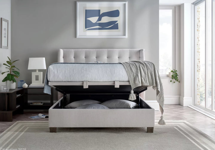 Kaydian Brunton Ottoman Bed Frame Maskat Clay