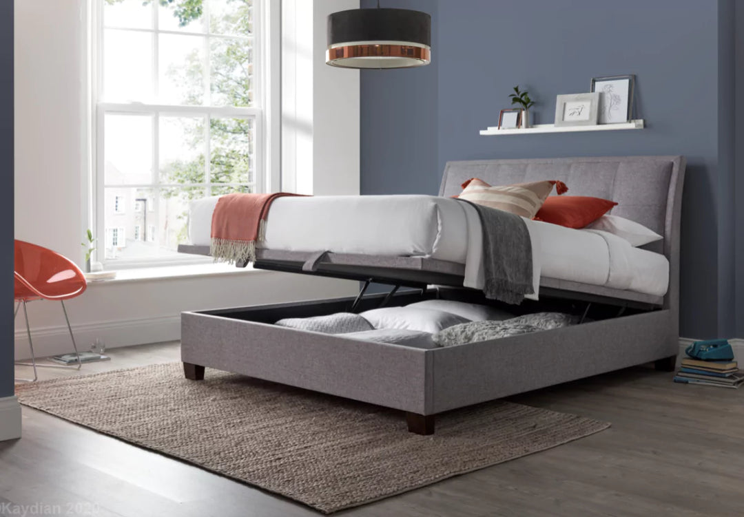 Kaydian Accent Ottoman Bed Frame Marbella Grey