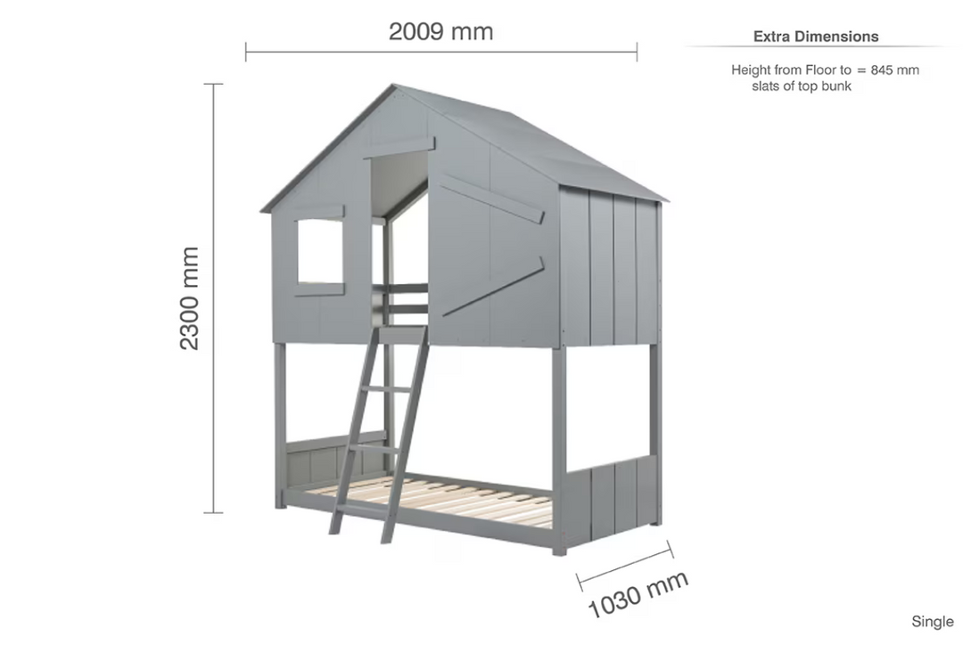 Birlea Safari Wooden Kids Bunk Bed