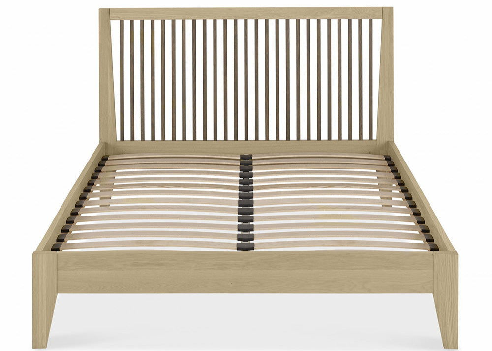 Bentley Rimini Aged Oak and Weather Oak Bed Frame