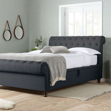 Load image into Gallery viewer, Birlea Castello Ottoman Bed Frame Charcoal

