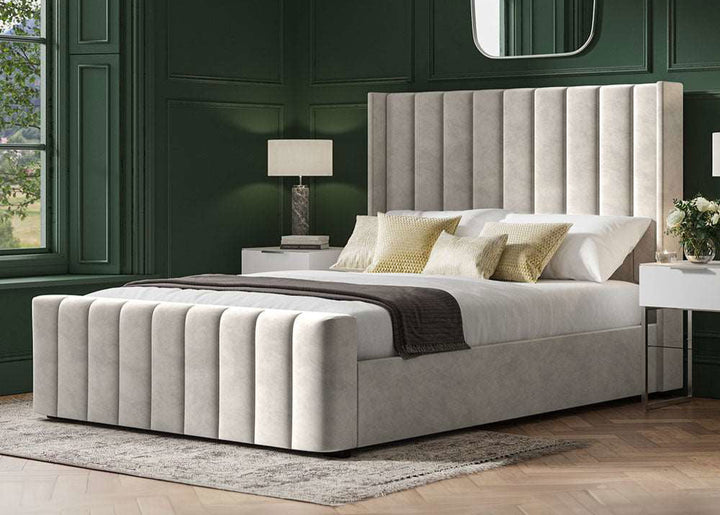 Emporia Kilworth Ottoman Bed Frame Light Grey