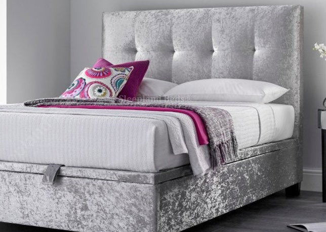 Kaydian Walkworth Ottoman Bed Frame Silver