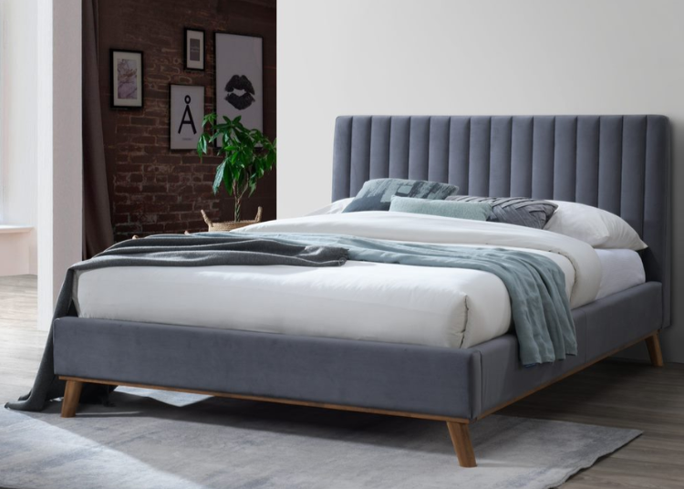 Time Living Albany Bed Frame Dark Grey
