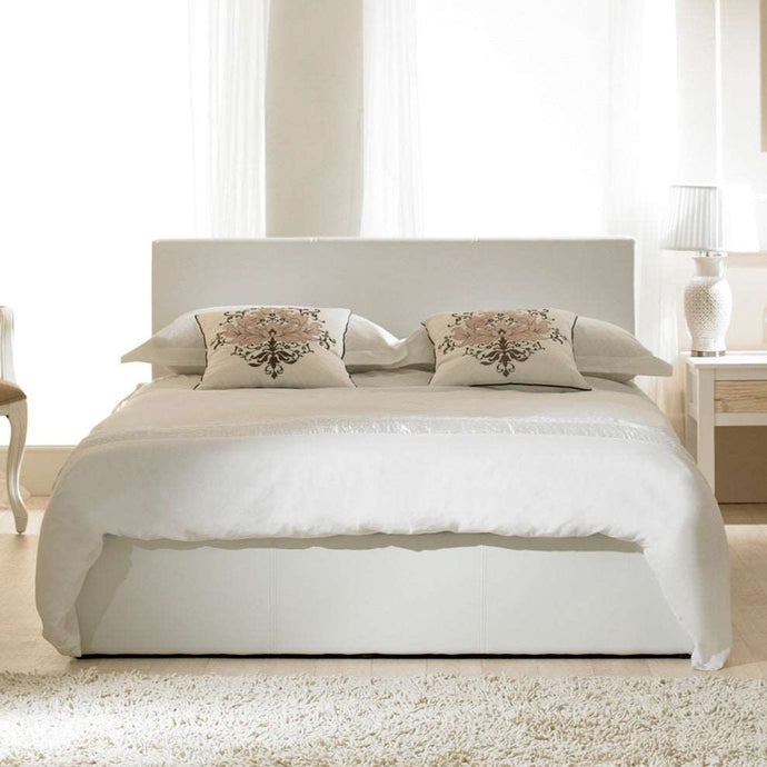 Emporia Madrid Ottoman Bed Frame White
