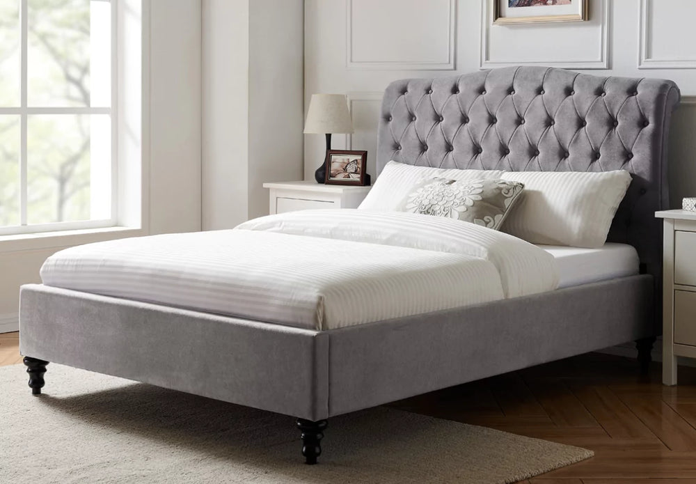 Limelight Rosa Bed Frame Super King Light Grey