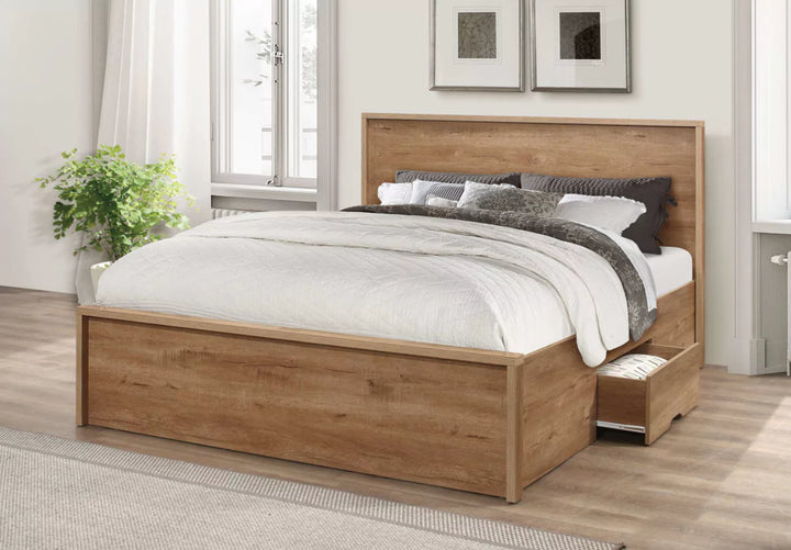 Birlea Stockwell Rustic Oak Bed Frame