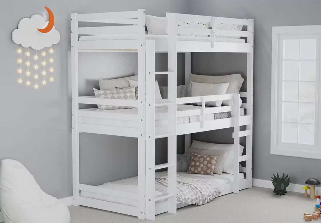 Birlea Tressa Wooden Kid's Triple Bunk Bed