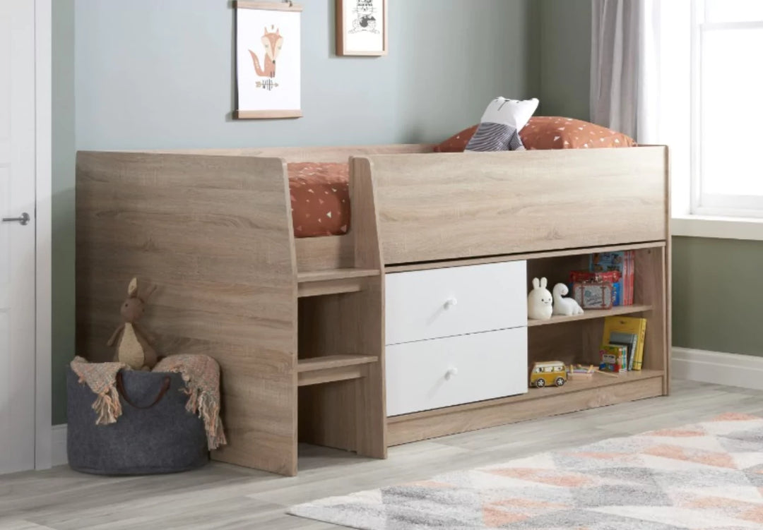 Birlea Leyton Kids Wooden Cabin Bed