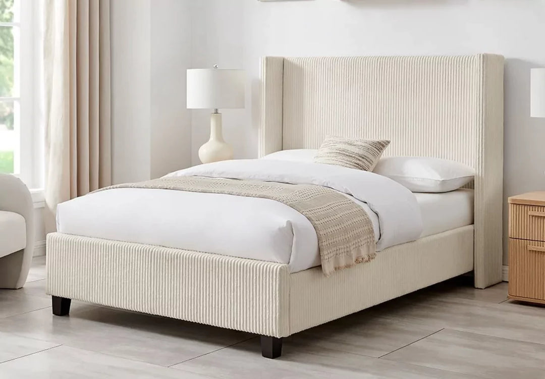 Limelight Gemini Fabric Bed Frame Natural Cord