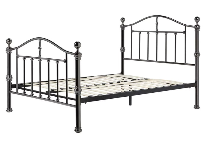 Birlea Victoria Black Nickel Metal Bed Frame