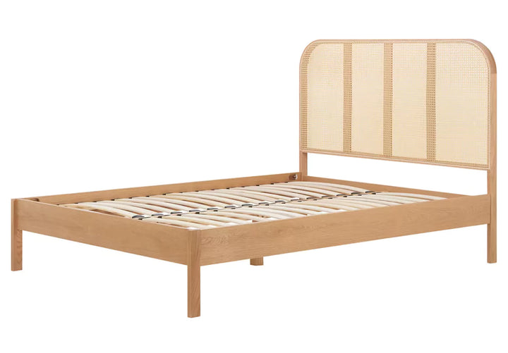 Birlea Margot Rattan Oak Bed Frame