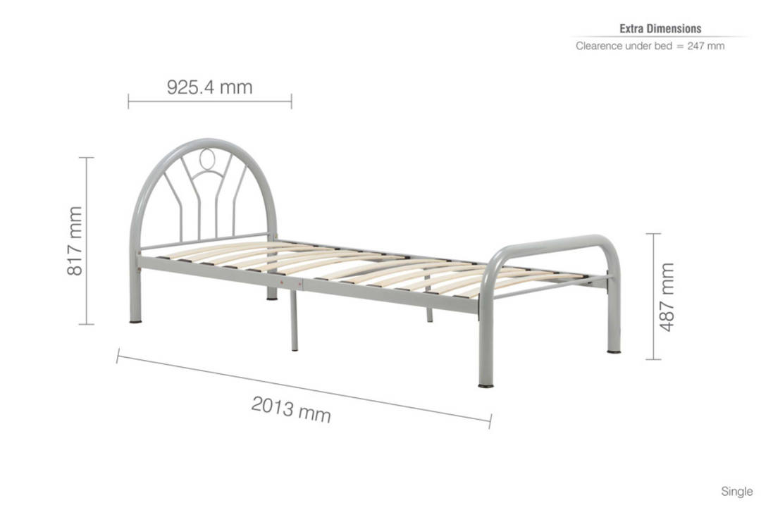 Birlea Solo Metal Bed Frame