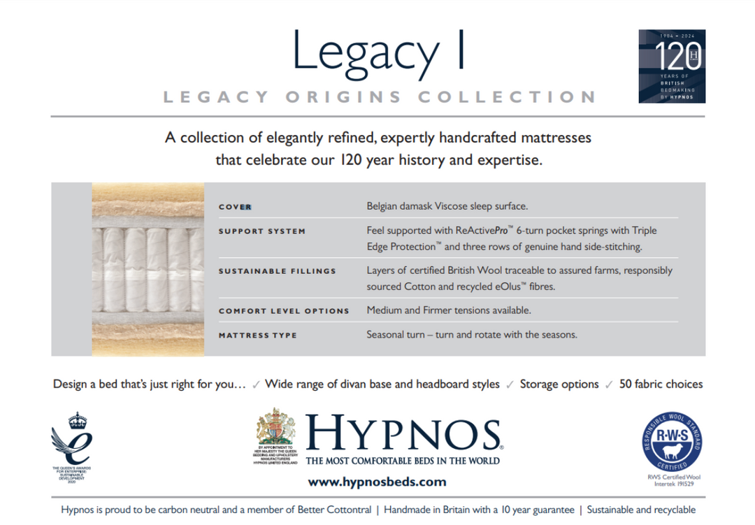 Hypnos Legacy Origins 1 Mattress