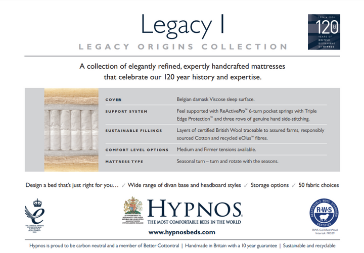 Hypnos Legacy Origins 1 Mattress