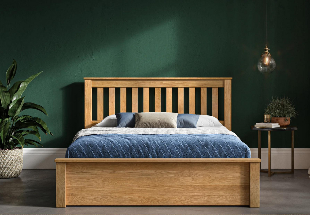 Emporia Monaco Oak Ottoman Bed Frame