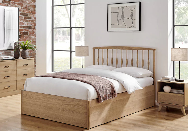 Limelight Juno Oak Ottoman Bed Frame