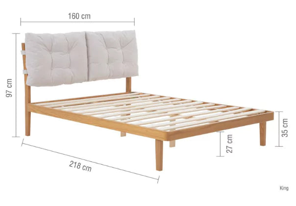 Birlea Ander Wooden Bed Frame