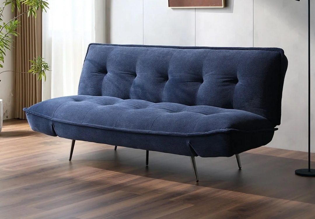 Limelight Remi Fabric Sofa Bed Navy Cord