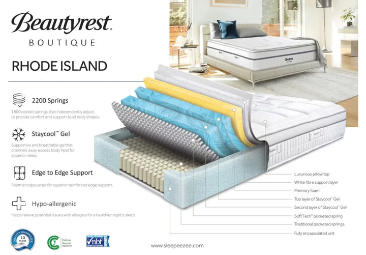 Sleepeezee Boutique Rhode Island Mattress