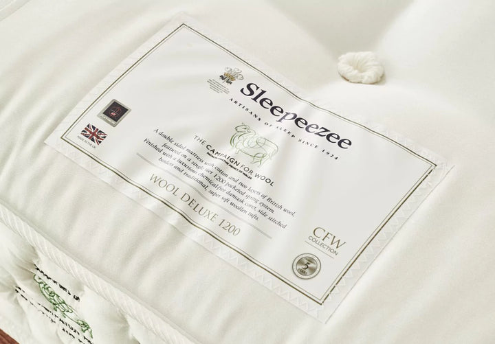 Sleepeezee Wool Deluxe 1200 Mattress