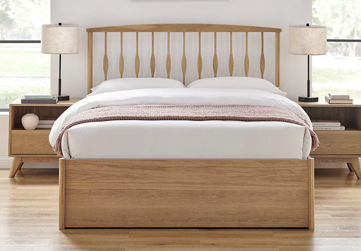 Limelight Juno Oak Ottoman Bed Frame