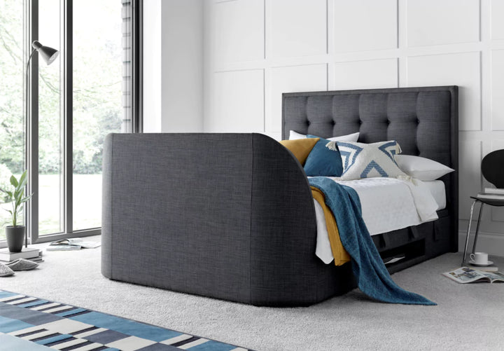Kaydian Falmer TV Ottoman Bed Frame Pendle Slate