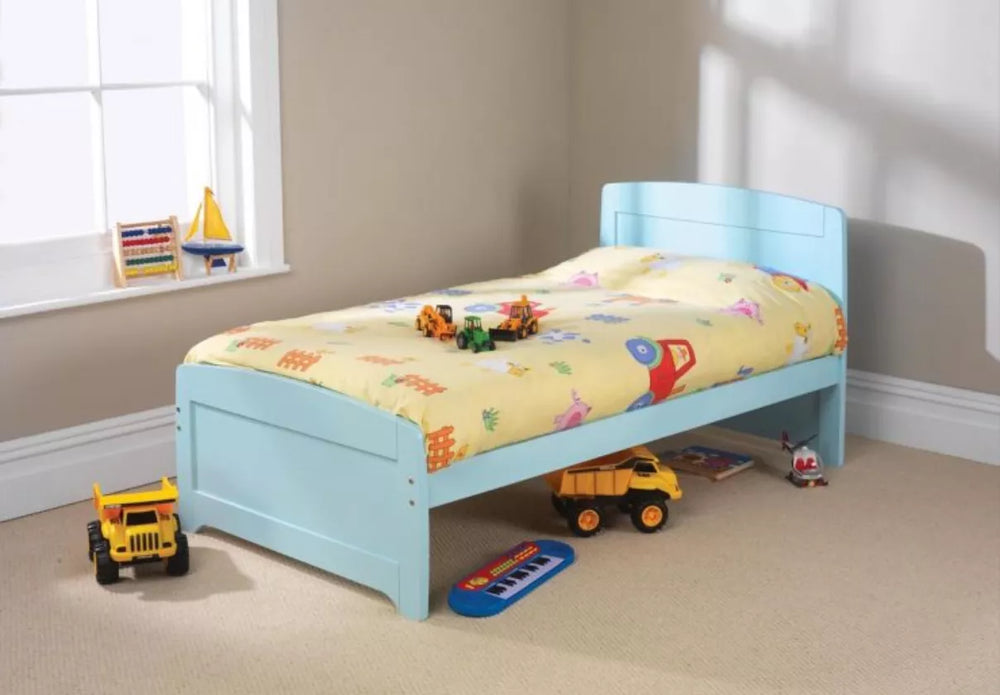 Friendship Mill Rainbow Kids Bed Frame Single Blue Finish