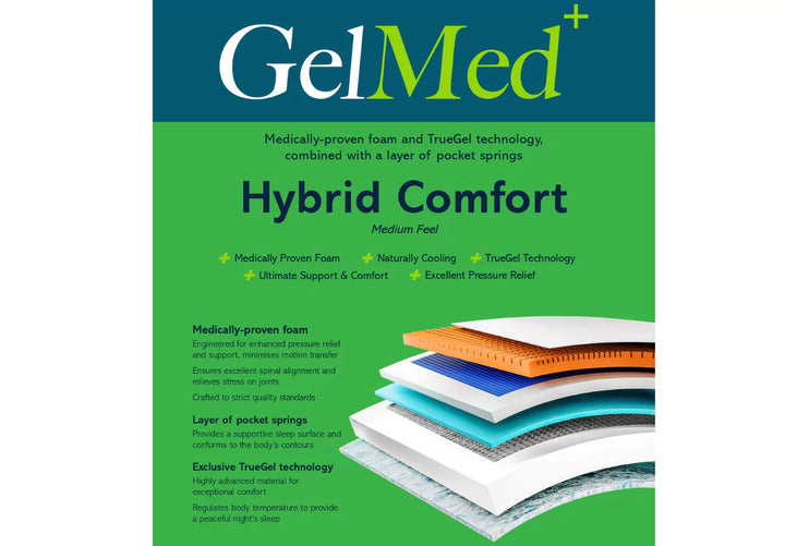 Komfi Gel Med Hybrid Comfort Mattress