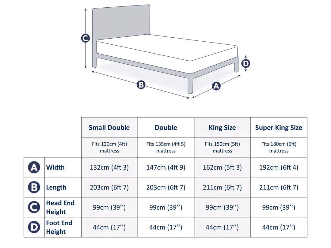 Friendship Mill Coniston Low Foot Bed Frame