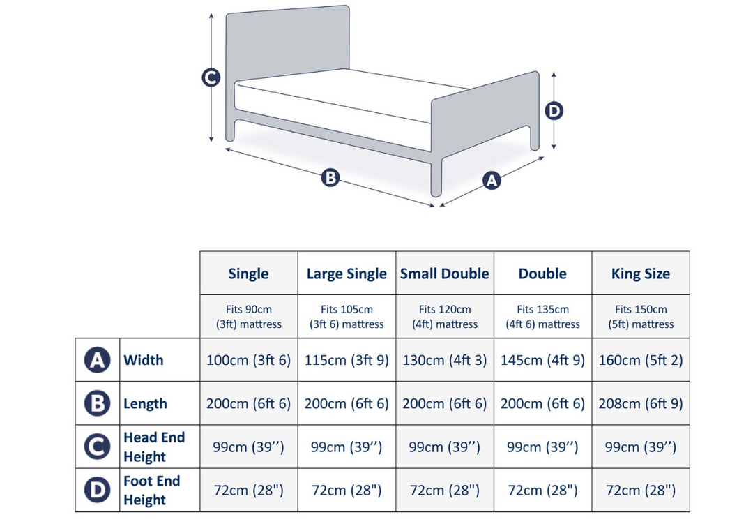 Friendship Mill Shaker High Foot Bed End Frame