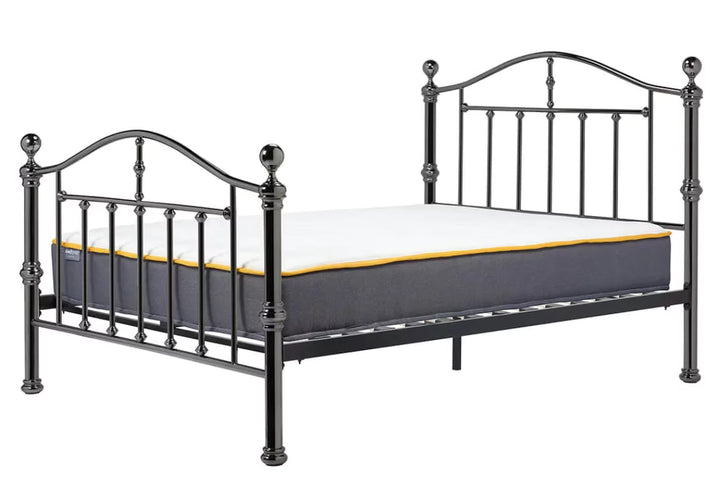 Birlea Victoria Black Nickel Metal Bed Frame