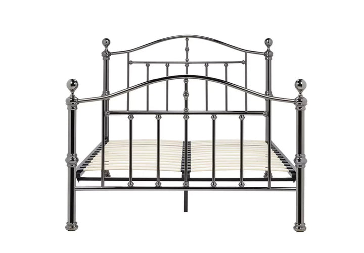 Birlea Victoria Black Nickel Metal Bed Frame