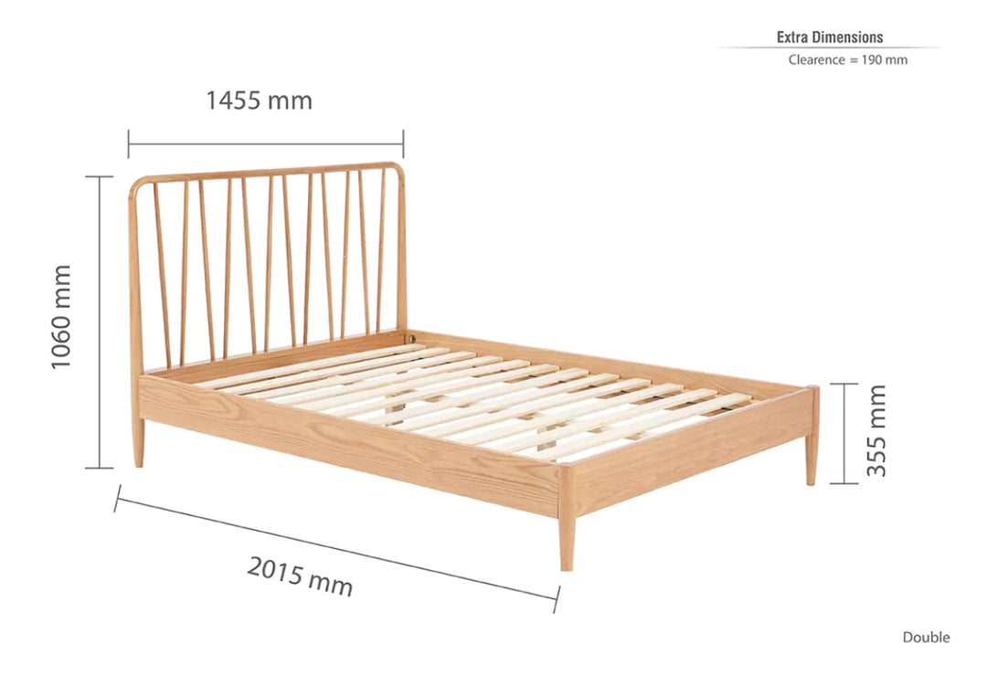 Birlea Jesper Wooden Bed Frame