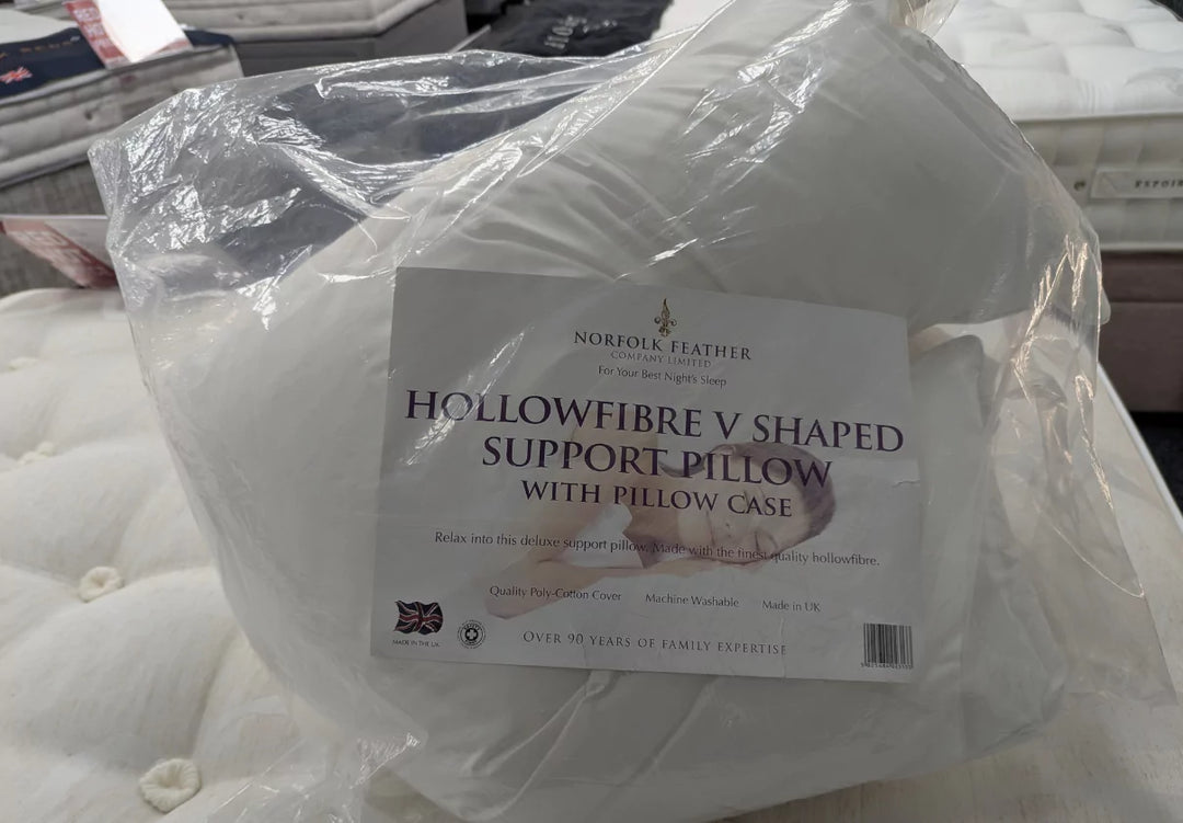 Norfolk Feather Company Hollowfibre V Shaped Support Pillow