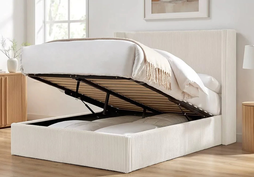 Limelight Gemini Fabric Ottoman Bed Frame