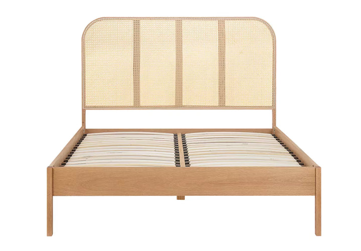 Birlea Margot Rattan Oak Bed Frame