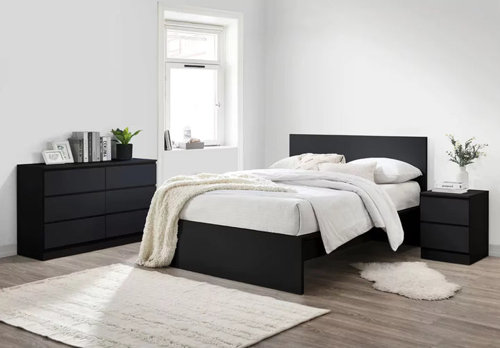 Birlea Oslo Wooden Bed Frame Black